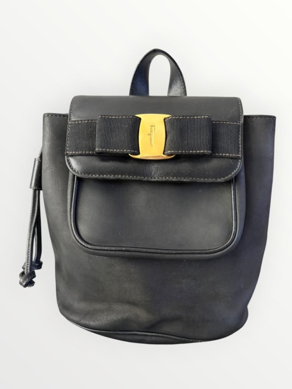 Vintage Ferragamo Vara Bow Backpack